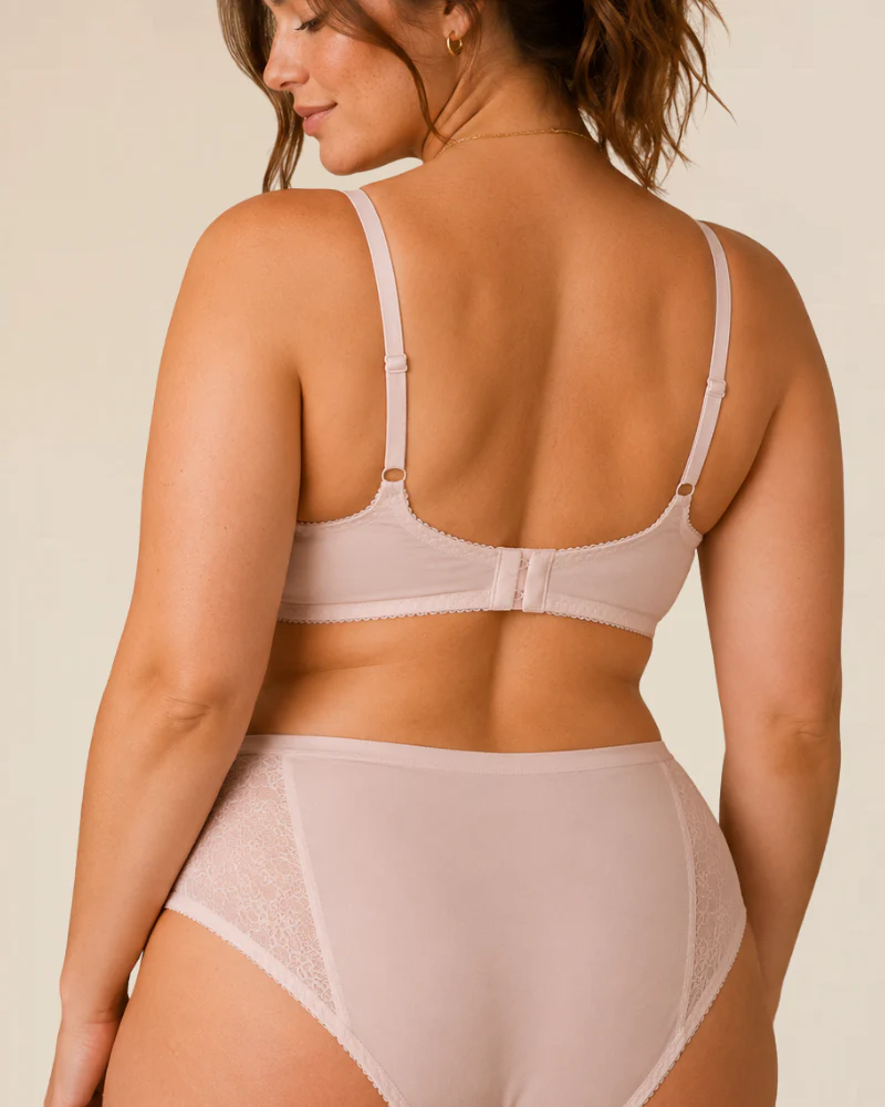 Full-Coverage Laced Minimizer Bra - Image 4