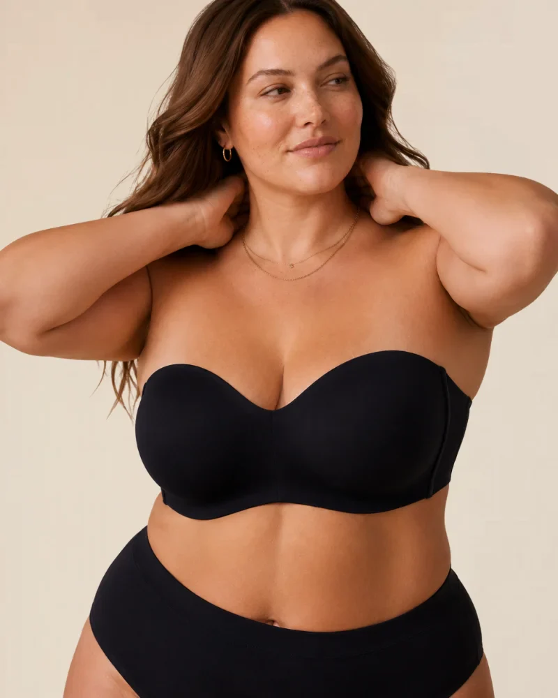 Full-Support Strapless Bandeau Bra - Image 3